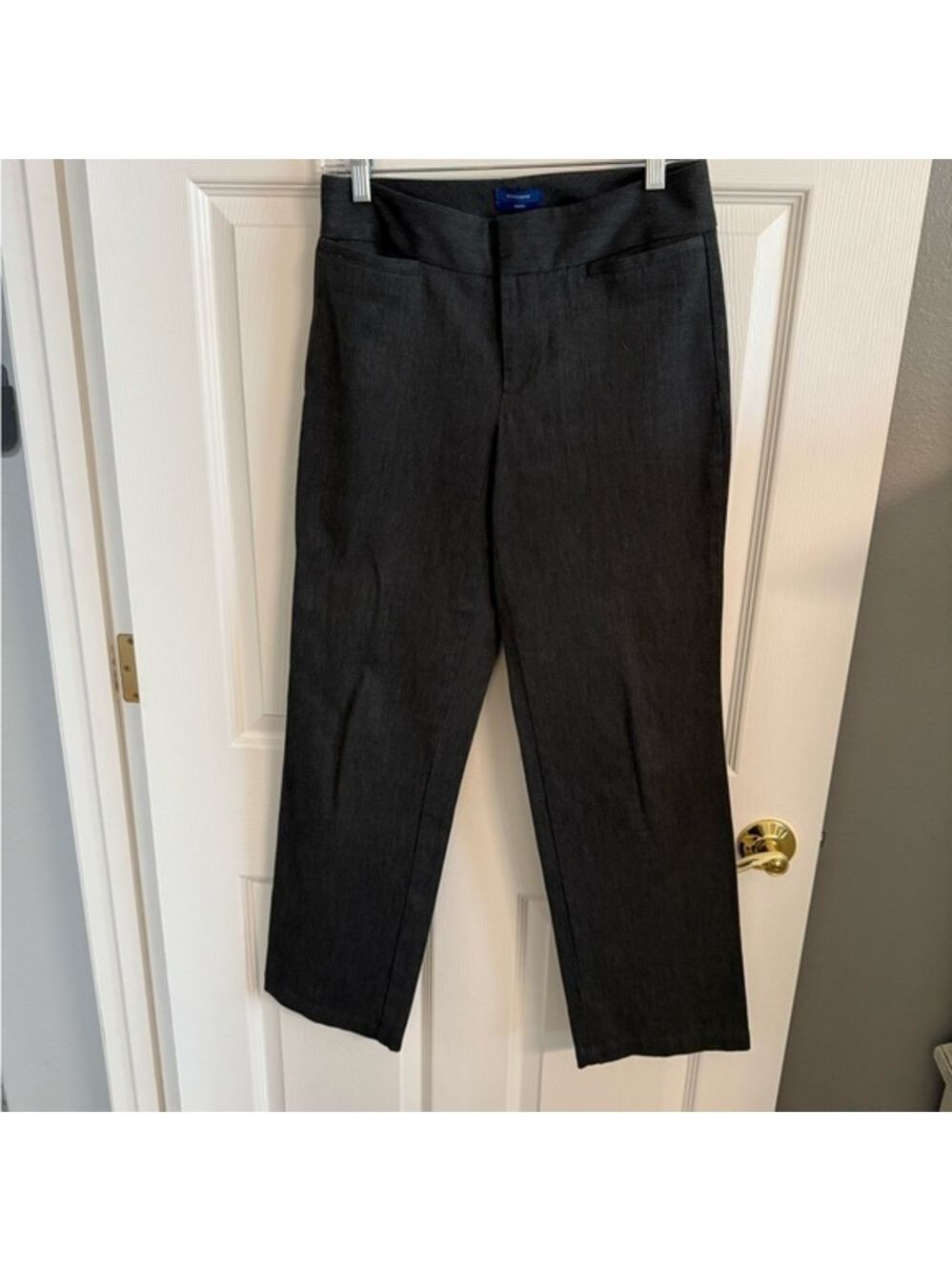 Women’s Dockers Ideal Fit Charcoal Gray Dress Pants Size 4 Short